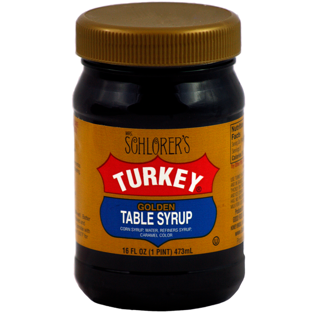 Mrs. Schlorer's Turkey Golden Table Syrup