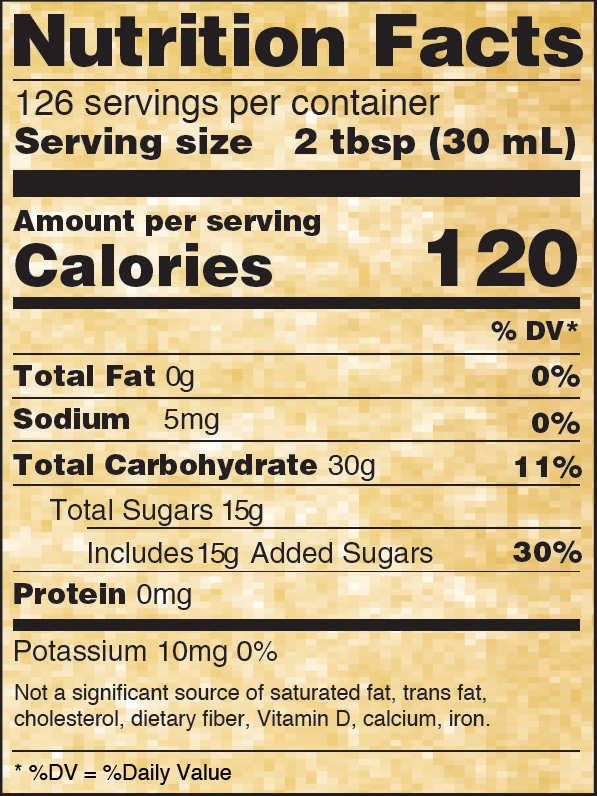 Info for Golden Barrel Supreme Pancake & Waffle Syrup 128 oz.