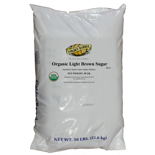 organic bulk light brown sugar