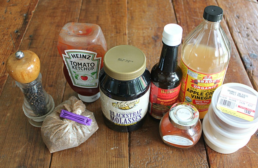 Ingredients for Homemade BBQ Sauce