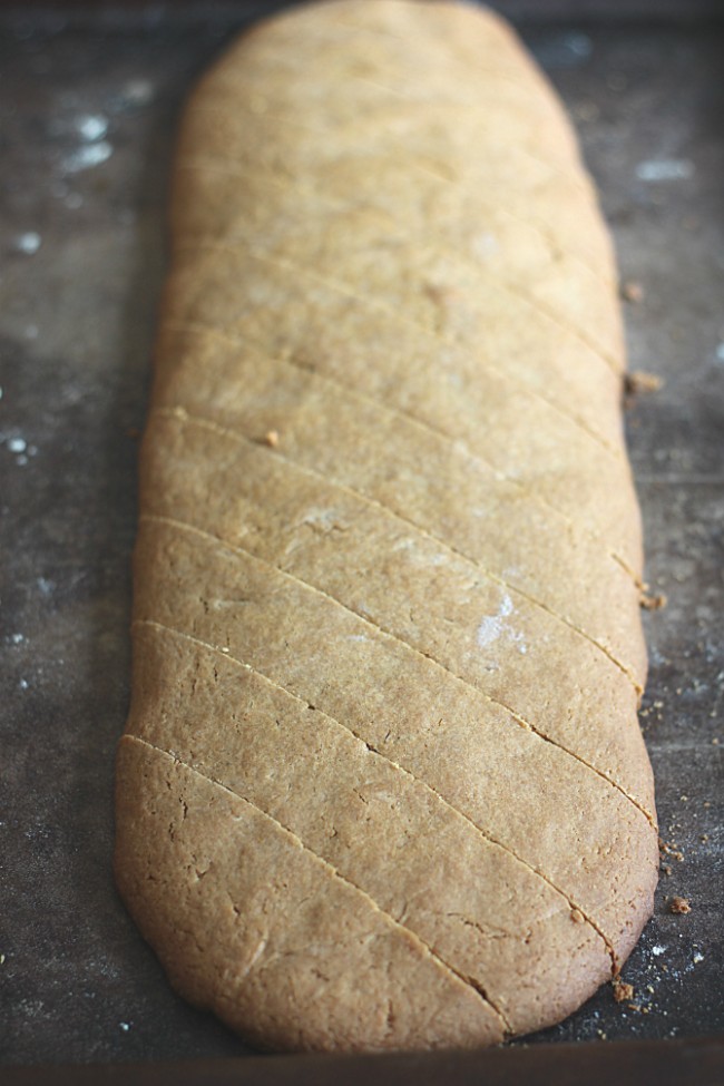 Baked Gingerbread Biscotti
