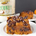 Pumpkin Chocolate Chip Cake made with Golden Barrel Coconut Oil