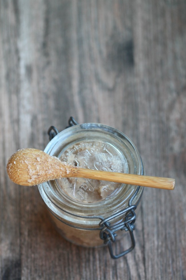 Cinnamon Honey Sugar Scrub in Glass Container