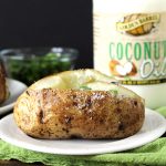 The Perfect Baked Potato made with Golden Barrel Coconut Oil