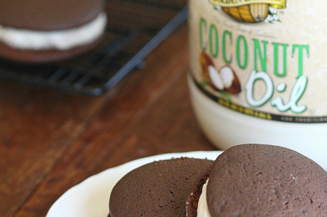 Whoopie Pies made with Golden Barrel Coconut Oil