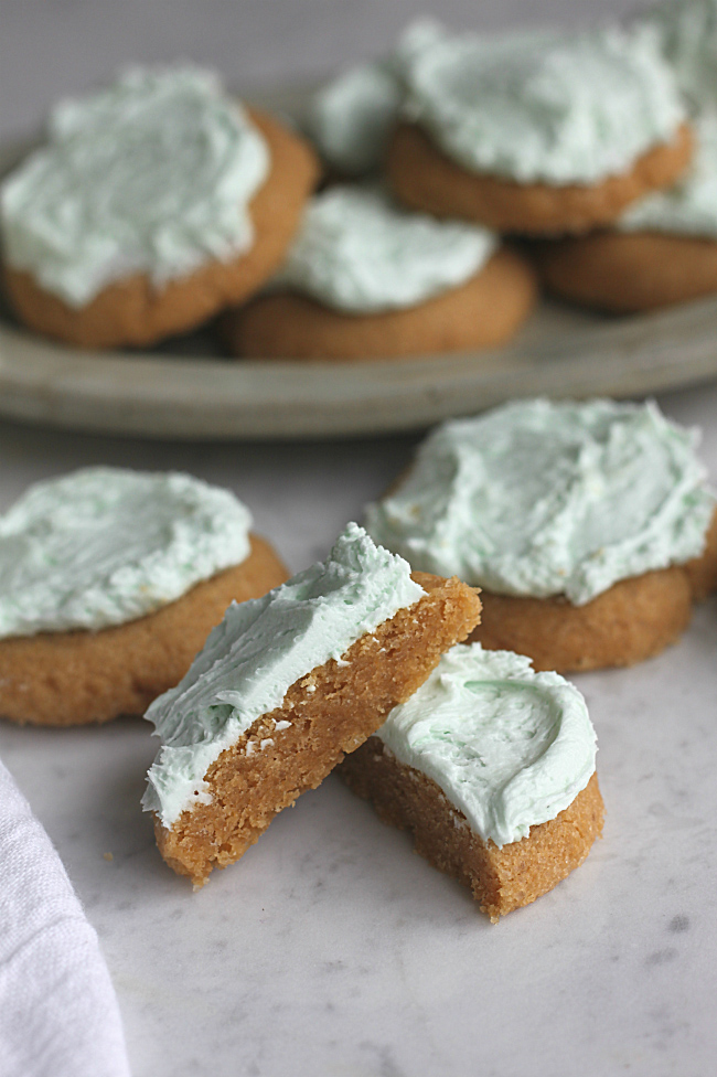 Coconut Oil Sugar Cookies with Buttercream Icing