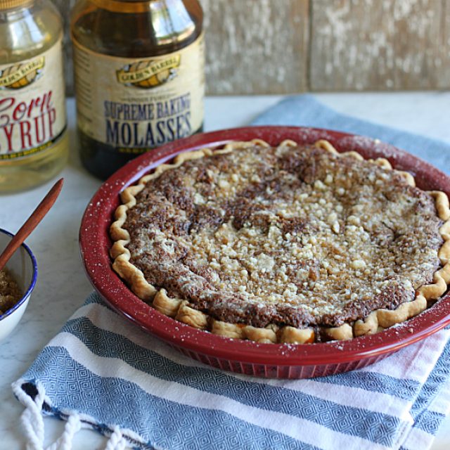 Shoofly Pie made with Golden Barrel Corn Syrup