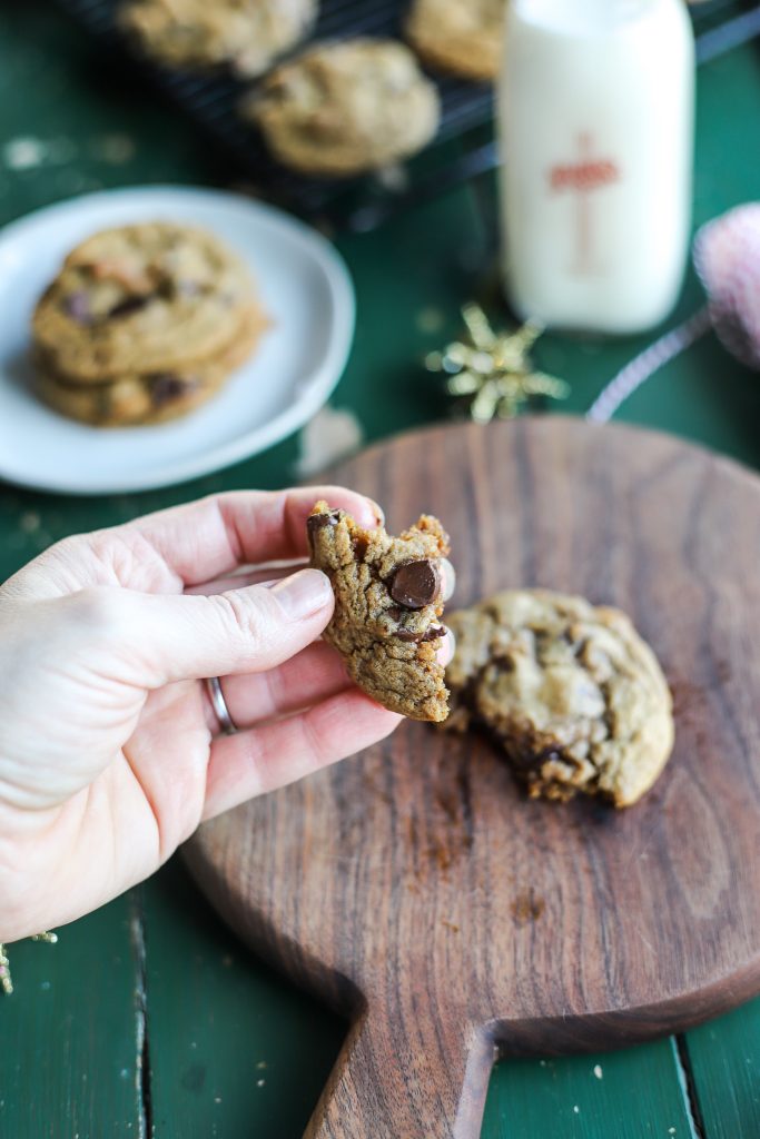 Brown Butter Molasses Chocolate Chip Cookies