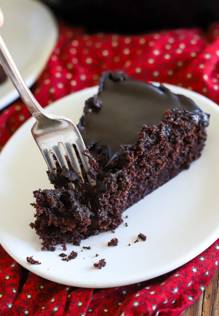 Chocolate Fudge Skillet Cake